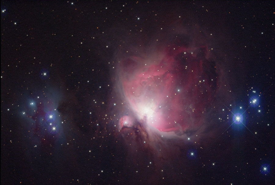 great orion nebula m42,m43 - la grande nebulosa di orione, ngc1977