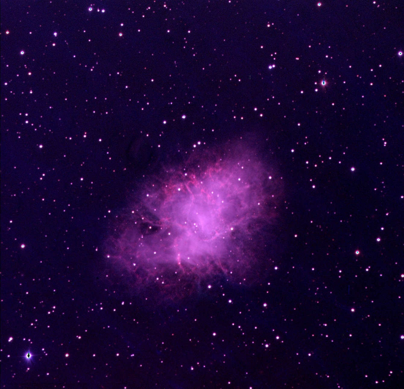 m1 crab nebula - nebulosa del granchio