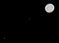 Giove e i suoi satelliti, ripreso con Toucam Pro II su Celestron 114/900